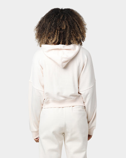 Adidas Women's Cropped Hoodie Wonder White