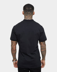 Saint Morta Loom Polo Shirt Black/Black