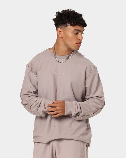 Adidas Loopback Crewneck Vapour Grey