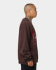 Mitchell & Ness Chicago Bulls Headline Crewneck Baroque Brown