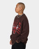 Mitchell & Ness Chicago Bulls Headline Crewneck Baroque Brown