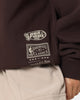 Mitchell & Ness Chicago Bulls Headline Crewneck Baroque Brown