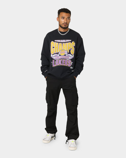 Mitchell & Ness Los Angeles Lakers Vintage Crewneck Faded Black