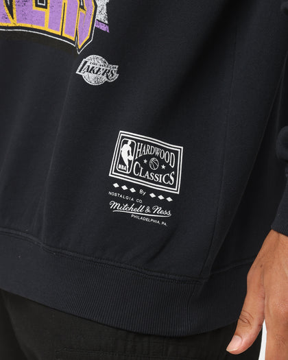 Mitchell & Ness Los Angeles Lakers Vintage Crewneck Faded Black