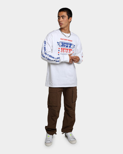 HUF Factory Rider Long Sleeve T-Shirt White