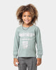 Honor The Gift Kid's Holiday Stereo Long Sleeve T-Shirt Sage