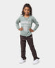 Honor The Gift Kid's Holiday Stereo Long Sleeve T-Shirt Sage