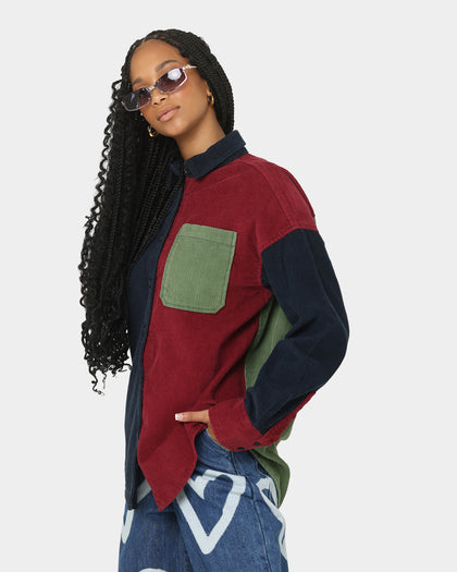 EN ES Women's Courage Cord Shirt Navy