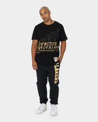 Mitchell & Ness Los Angeles Lakers Big Face 4.0 Short Sleeve T-Shirt Black