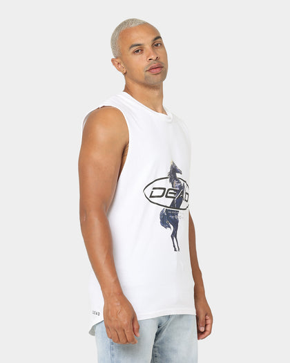 Dead Studios Till We Ride Muscle T-Shirt White/Black