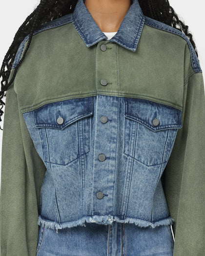 EN ES Women's Mindset Cropped Jacket Khaki