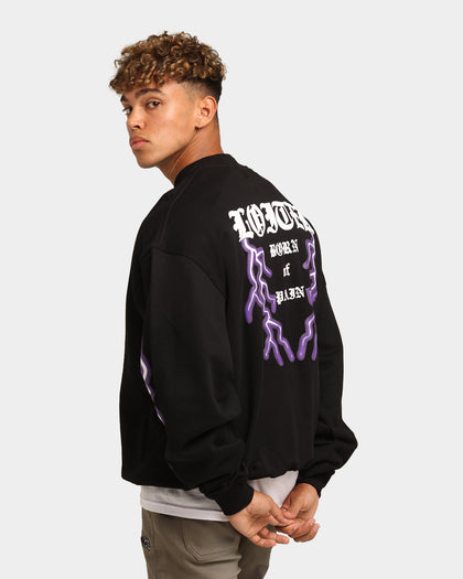 Loiter Born Of Pain Crewneck Black