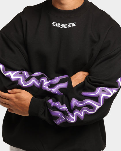 Loiter Born Of Pain Crewneck Black