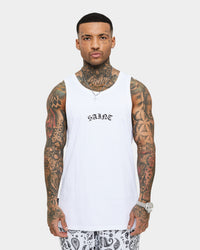 Saint Morta Day Of The Dead Singlet White/Black