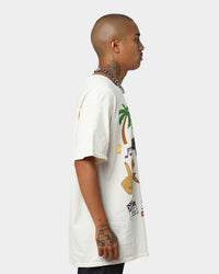 Goat Crew All Over Los Angeles Vintage T-Shirt Off White
