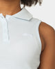 Stussy Women's Valley Rib Polo Tank Ice Blue