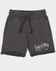 Lil Homme Kids' Bandana Ultra Short Sleeve Set Black/Charcoal
