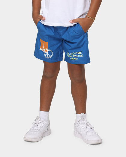 Lil Homme Kids' Worldwide T-Shirt Set White/Blue