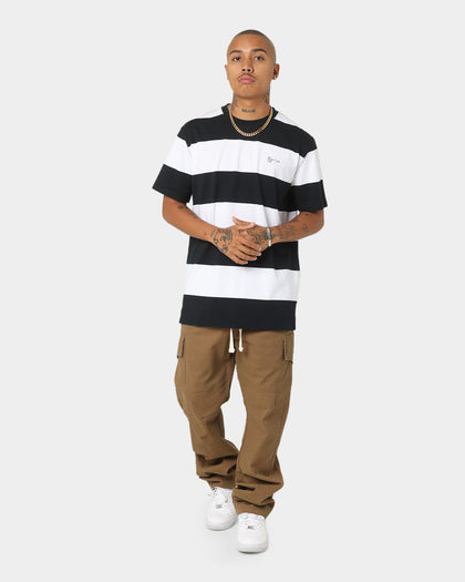 Dope Team Stripe T-Shirt Black/White