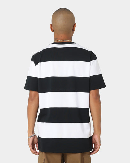 Dope Team Stripe T-Shirt Black/White
