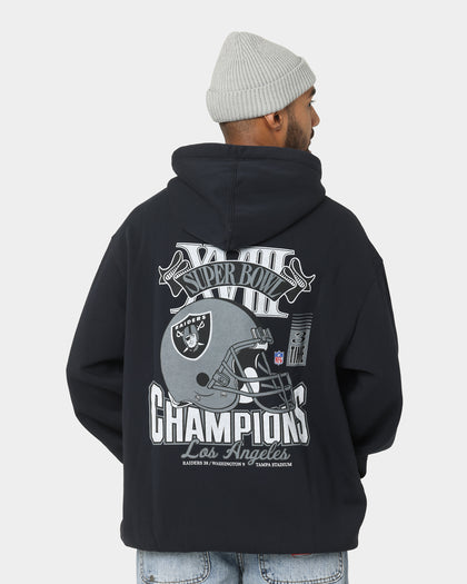 Mitchell & Ness Las Vegas Raiders Vintage Superbowl Hoodie Faded Black