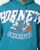Mitchell & Ness Charlotte Hornets XL Arch Hood Faded Teal