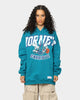 Mitchell & Ness Charlotte Hornets XL Arch Hood Faded Teal