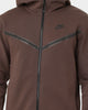 Nike Sportswear Tech Fleece Full Zip Hoodie Baroque Brown