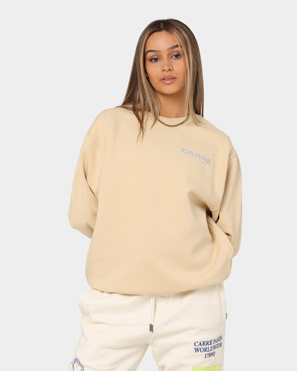 Carre Premium Motion Crewneck Cappuccino/Grey