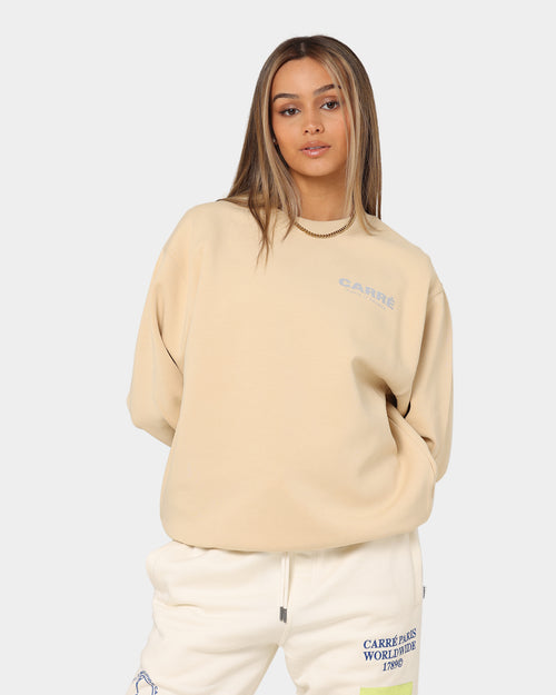 Carre Premium Motion Crewneck Cappuccino/Grey