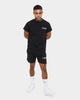 Carre Premium Motion Double Mockneck T-shirt Black