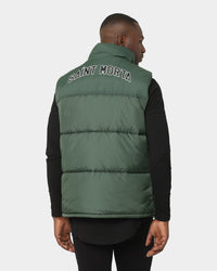 Saint Morta Kingdom Puffer Vest Dark Green