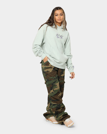 Jordan Flight Heritage French Terry Pullover Hoodie Seafoam