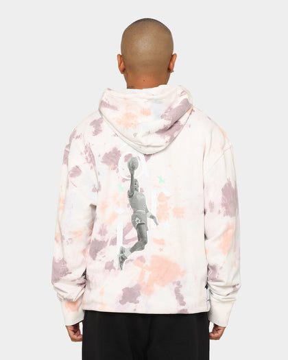 Jordan MJ Sport DNA Fleece Pull Over Hoodie Plum Fog