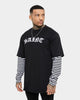 Saint Morta Jail Layered Long Sleeve T-Shirt Black/White