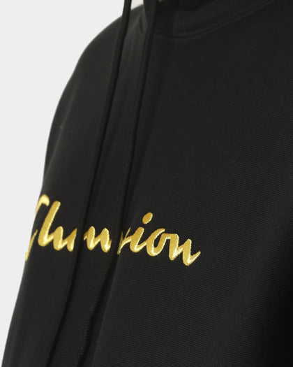 Champion Reverse Weave Double Layer Hoodie Black/Gold