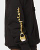 Champion Reverse Weave Quarter Zip Hoodie Black/Gold