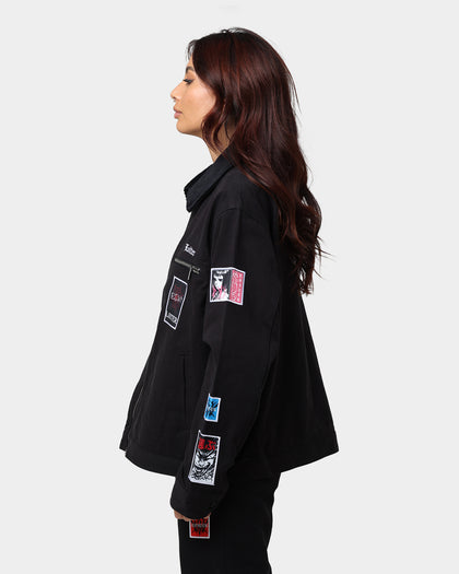 Loiter Patchwork Jacket Black