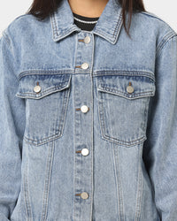 XXIII Women's Brittany Nineties Baby Jacket Washed Blue
