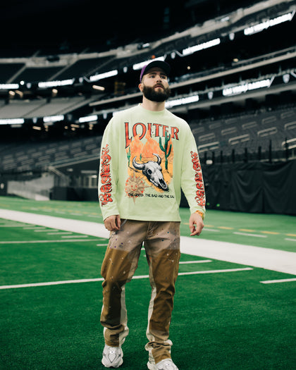 Loiter Rodeo Long Sleeve T-Shirt Yellow