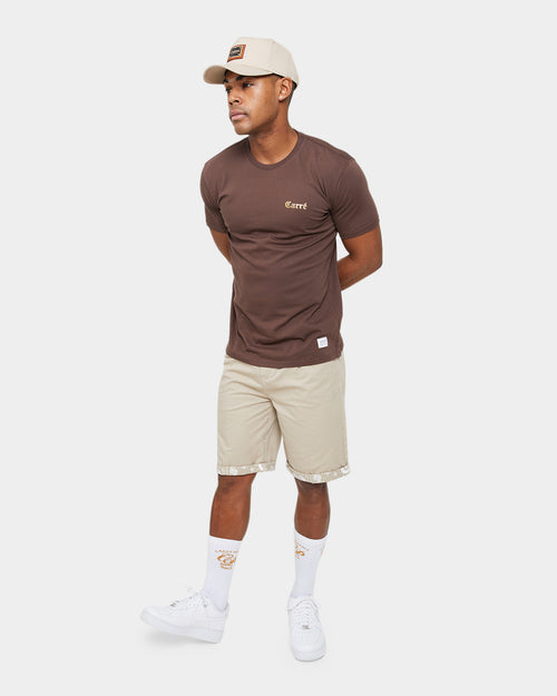 Carre Imperial Classic Short Sleeve T-Shirt Brown