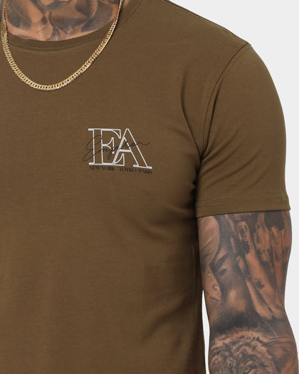Emperor Apparel Classique After Dark Short Sleeve T-Shirt Army Green/Black