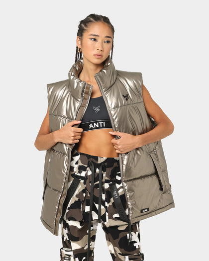 The Anti Order Anti Joy Puffer Vest Pewter