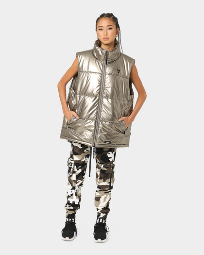 The Anti Order Anti Joy Puffer Vest Pewter