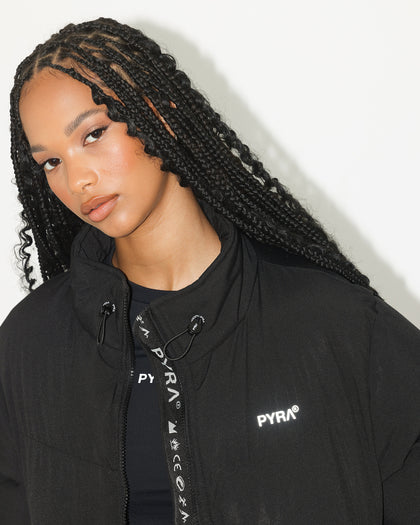 PYRA Women's Elements Puffa Jacket Black
