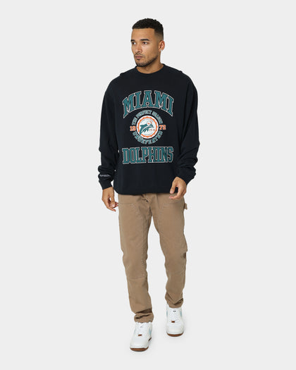 Mitchell & Ness Miami Dolphins 1972 Champs Crewneck Faded Black