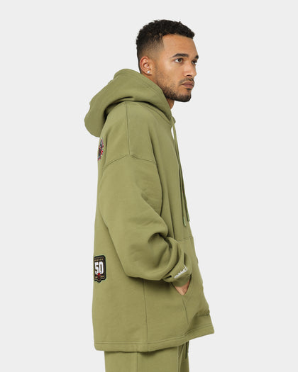 Mitchell & Ness Chicago Bulls Anniversary Hoodie Olive