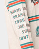 Mitchell & Ness Miami Dolphins 17-0 Long Sleeve T-Shirt White Marle