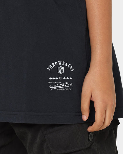 Mitchell & Ness Las Vegas Raiders Metallic Shadow T-Shirt Faded Black