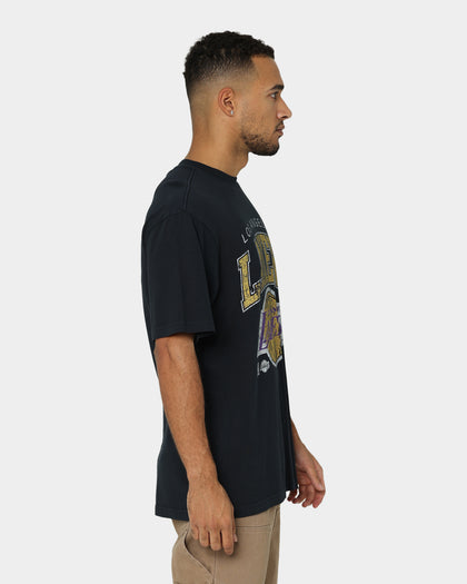 Mitchell & Ness Los Angeles Lakers XL Arch Vintage T-Shirt Faded Black
